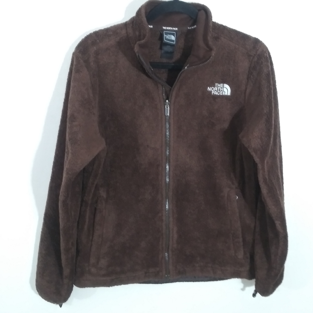 The north face soft fuzzy fleece jacket/sweatshirt